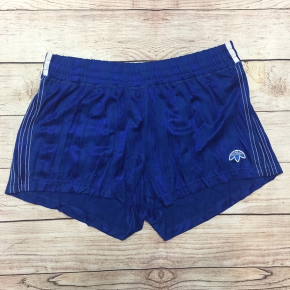 ADIDAS BY ALEXANDER WANG Blue White Shorts Size XL - Picture 2 of 8